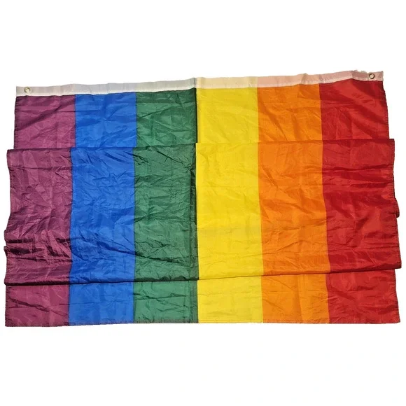 ANLEY Rainbow LGBTQ Gay Lesbian Pride Outdoor Flag 3 x 5 ft. 100% Polyester - Picture 3 of 4